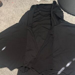 Black Hooded Cardigan